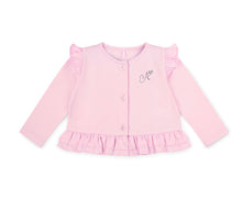 Load image into Gallery viewer, Little A SS26 Olivia Cross Over Cardigan with Bow Detail 102 Pink Blossom