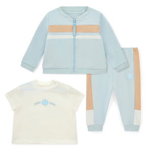 Mitch & Son AW25 3 Piece Tracksuit Miles 702 Sky Blue