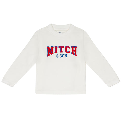 Mitch & Son AW24 Long Sleeve Top 512 Brody Snow White