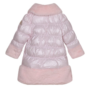 ADee AW24 Jacket with Fur Trim 206 Sarah Baby Pink