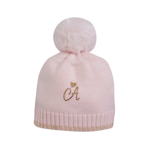 Little A AW23 Knitted Pom Pom Hat - 313 - EMBERLY