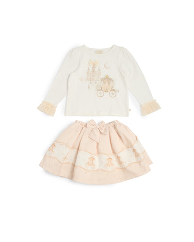 Caramelo Kids AW25 Make Believe Skirt Set 3453113 Mink