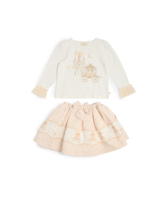 Caramelo Kids AW25 Make Believe Skirt Set 3453113 Mink