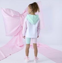 Load image into Gallery viewer, ADee SS26 Hoody Cycling Short Set 505 Bright White Reese