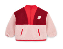 Load image into Gallery viewer, Bonini AW26 1/4 Zip Fleece Trail 826 Burgundy