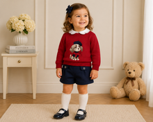 Load image into Gallery viewer, Mayoral AW26 Baby Girl  Sweater Blouse &amp; Shorts  2385, 2114, 2202 Set