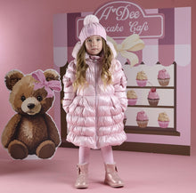 Load image into Gallery viewer, ADee AW25 Padded Long Metallic Jacket 205 Montana Pink Fairy