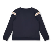 Load image into Gallery viewer, Mitch &amp; Son Junior AW25 Embossed Crew Neck Tracksuit 605 Luis Black