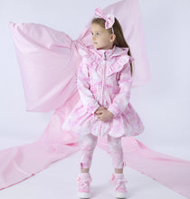 Load image into Gallery viewer, ADee SS26  River 201 Bow Print Hooded Jacket   Pink Blossom