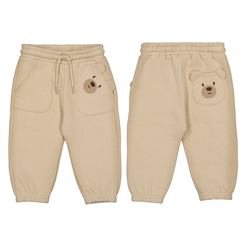 Mayoral AW25 Baby Boy Fleece Joggers 2504 Latte