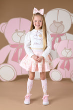 Load image into Gallery viewer, ADee AW24 Teddy Print Skirt Set Star 512 Pink