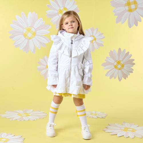 ADee SS25 Bow Jacket Bright White 204 Natalie