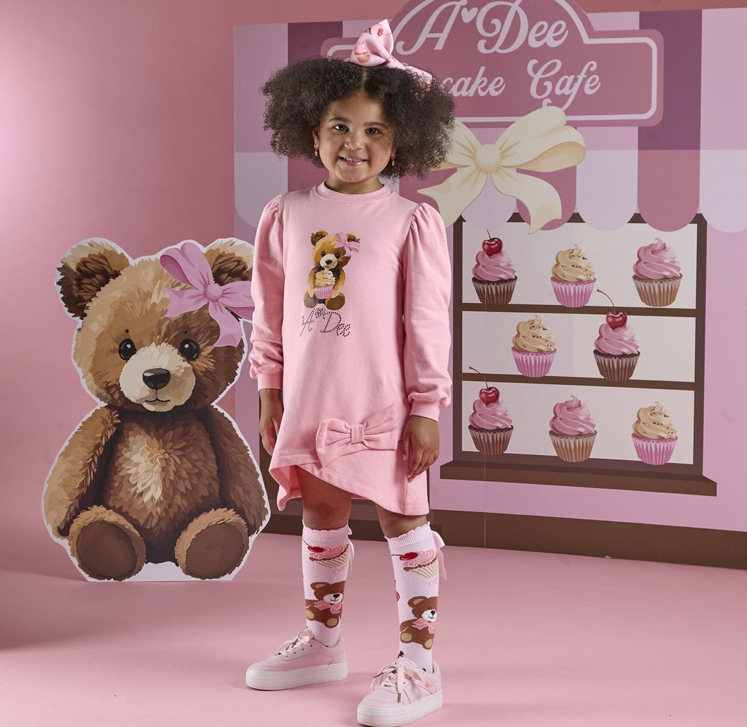 ADee AW25 Sweat Dress with Bow Michelle 711