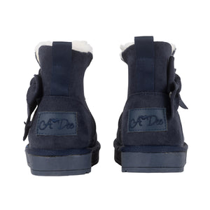 ADee AW24 BOWTIFUL 104 Bow Ugg Boot DARK Navy