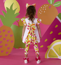 Load image into Gallery viewer, ADee SS26 True Tutti Frutti Print Handbag Legging Set 529 Bright White
