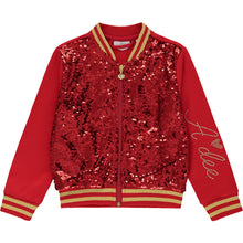 Load image into Gallery viewer, ADee AW23 Sequin Bomber Jacket - Crystal - 303