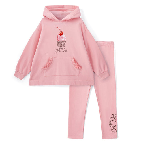 ADee AW25 Hoodie Legging set 516 Molly Rose Pink
