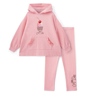 ADee AW25 Hoodie Legging set 516 Molly Rose Pink
