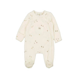 Mayoral AW25 Velour Onesie cream Naturals 2729