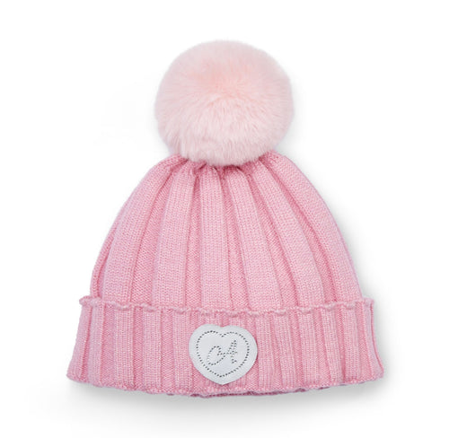 ADee AW25 Pom Pom Knitted Hat Mallory 909 Pink Fairy