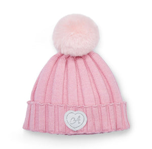 ADee AW25 Pom Pom Knitted Hat Mallory 909 Pink Fairy