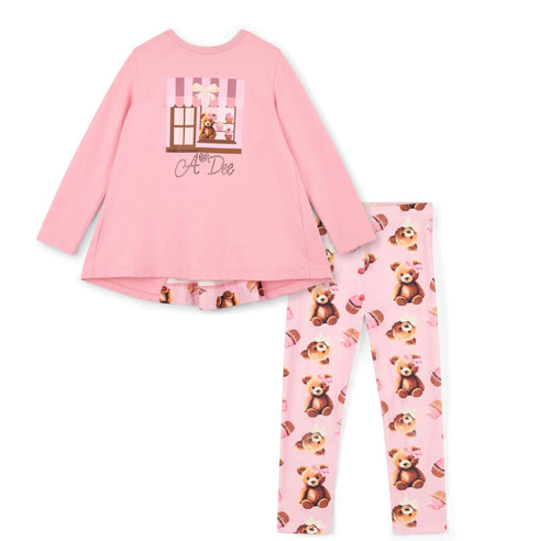ADee AW25 Cupcake Legging Set 509 Missy Rose Pink