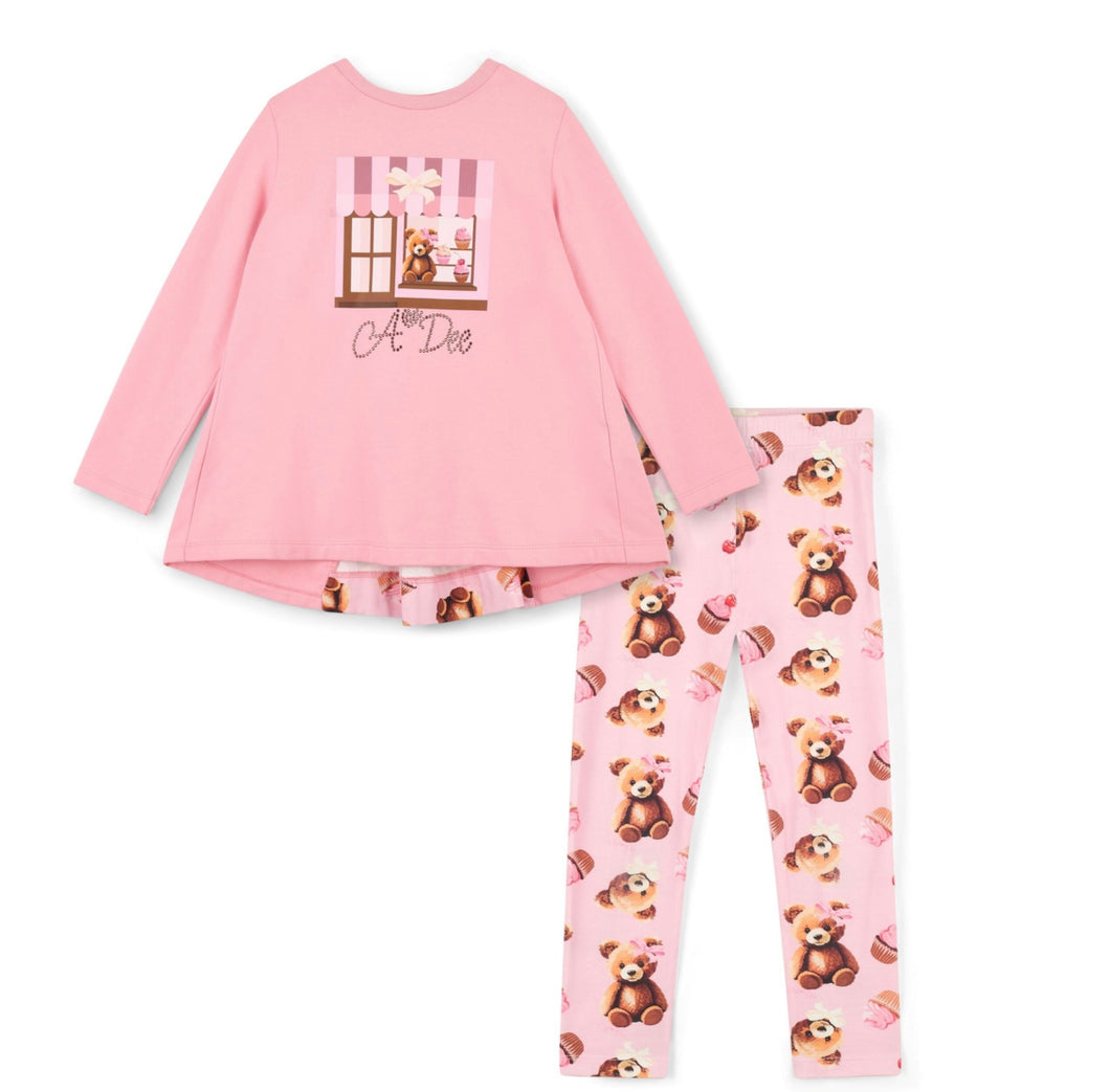 ADee AW25 Cupcake Legging Set 509 Missy Rose Pink