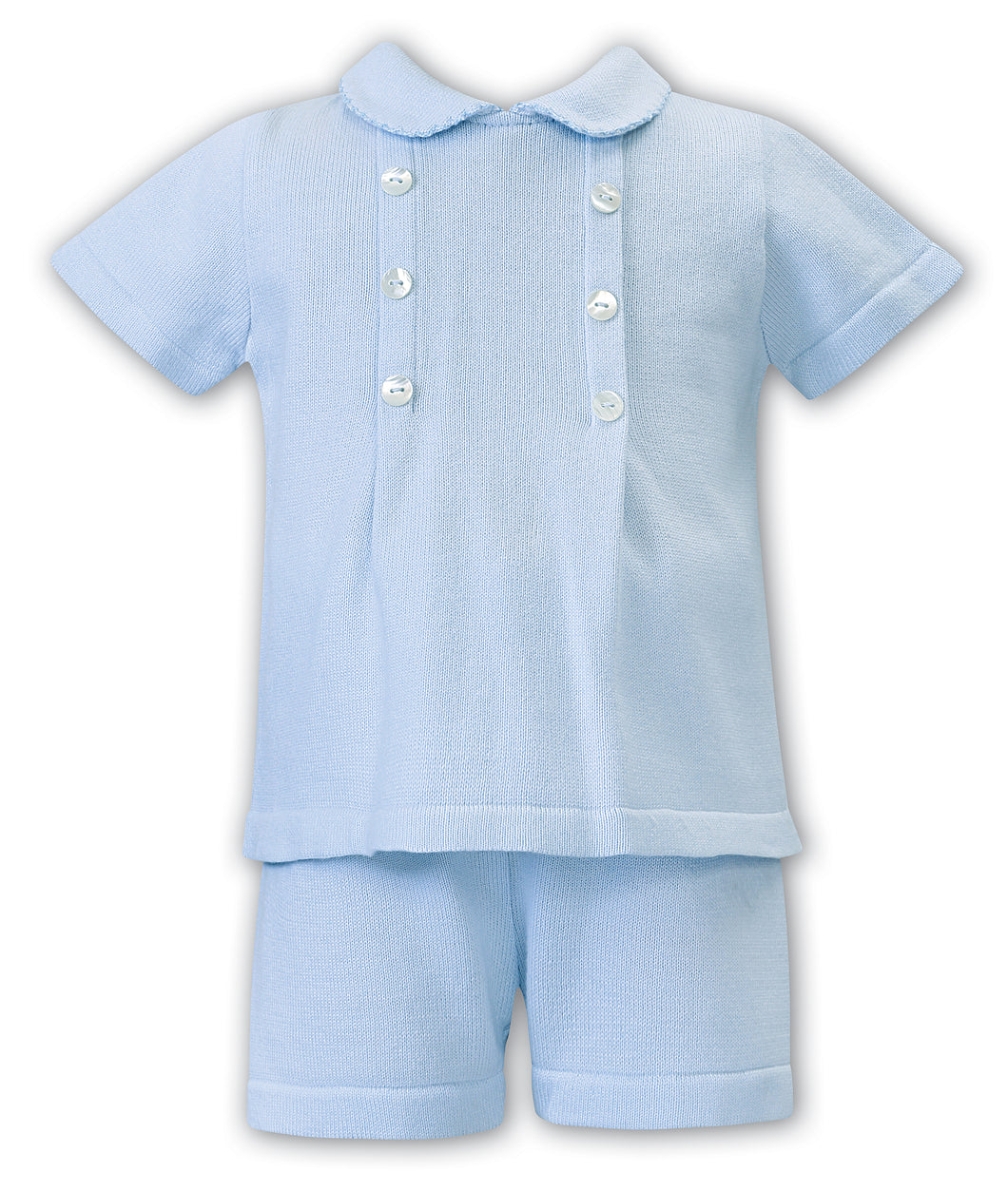 Sarah Louise SS25 Boys Blue 2 piece set C2501