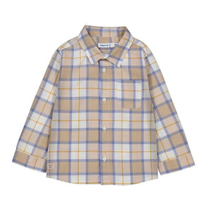 Mayoral AW25 Boy Long Sleeved Checked Shirt 2109