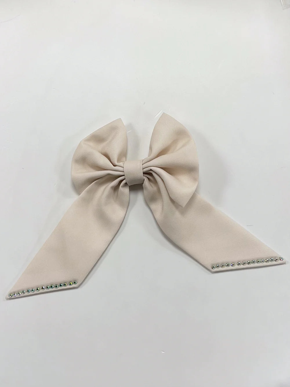Caramelo AW25 Diamonte Hair Bow with Alligator Clip Mink 349758