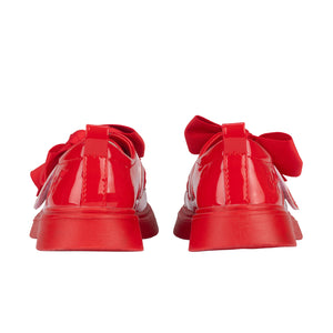 ADee AW24 Bow Shoe 102 MARY BOW RED