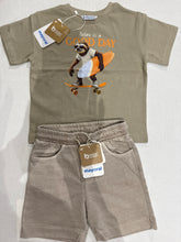 Load image into Gallery viewer, Mayoral Mini SS26 T-Shirt 3064 Mole &amp; Shorts 3215