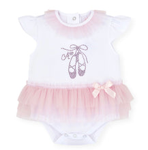 Load image into Gallery viewer, Little A SS26 Octavia 111 Tulle Romper Bright White