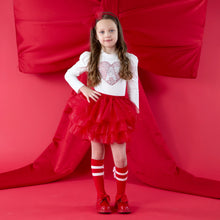 Load image into Gallery viewer, ADee AW26  Blair Tulle Skirt Set Red 527