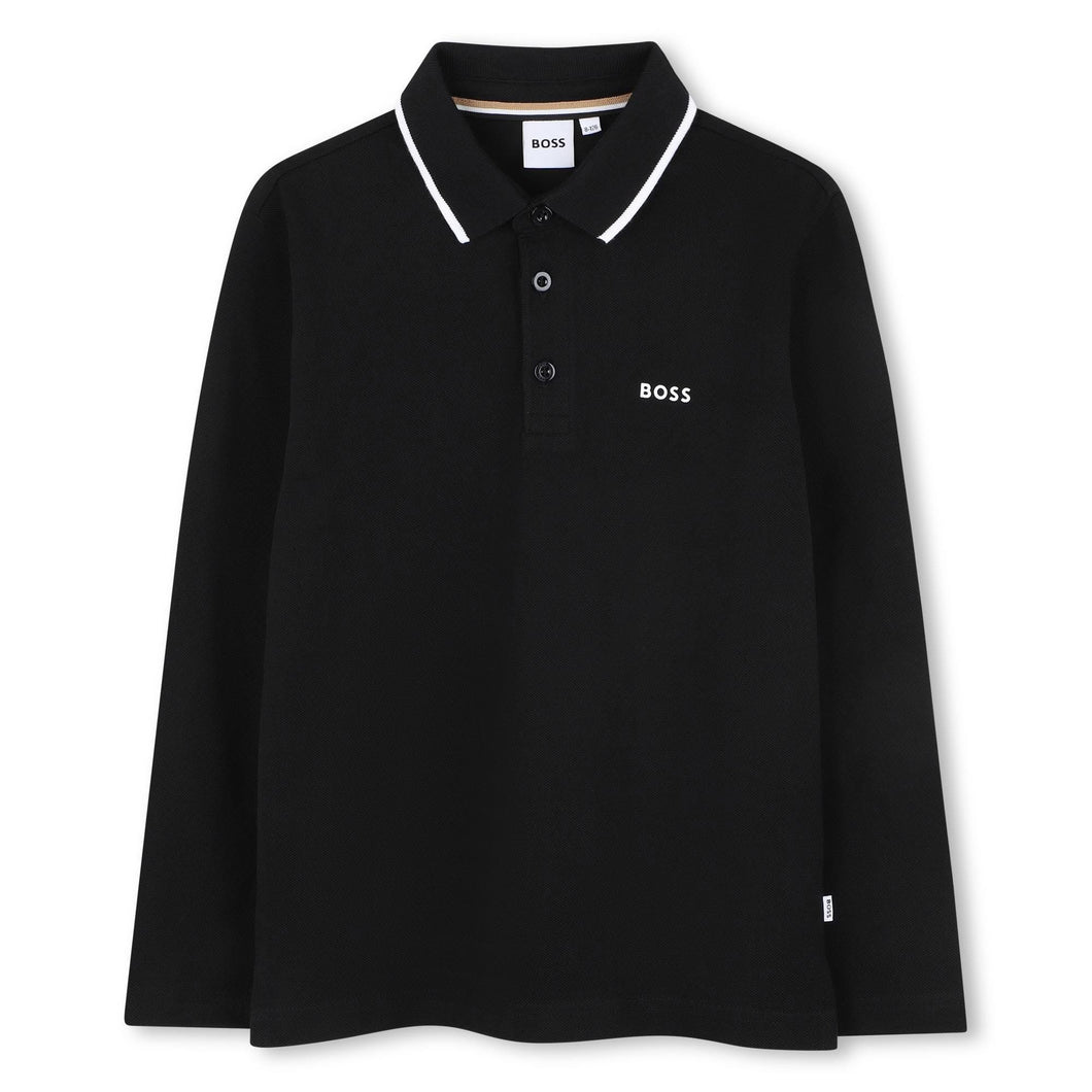 Boss AW25 Long Sleeved Polo Top 330