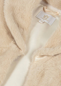 Caramelo AW25 Soft Faux Fur Gilet Mink 342257