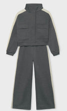 Load image into Gallery viewer, Mayoral AW26 Girls' tracksuit
Grey with white stripe