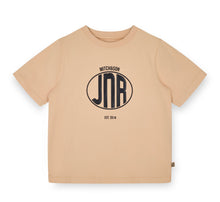 Load image into Gallery viewer, Mitch &amp; Son Junior AW25 Logo T-Shirt 613 Laird Latte Beige
