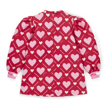Load image into Gallery viewer, ADee AW25 Heart Print Bow Dress 705 Red