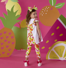 Load image into Gallery viewer, ADee SS26 True Tutti Frutti Print Handbag Legging Set 529 Bright White