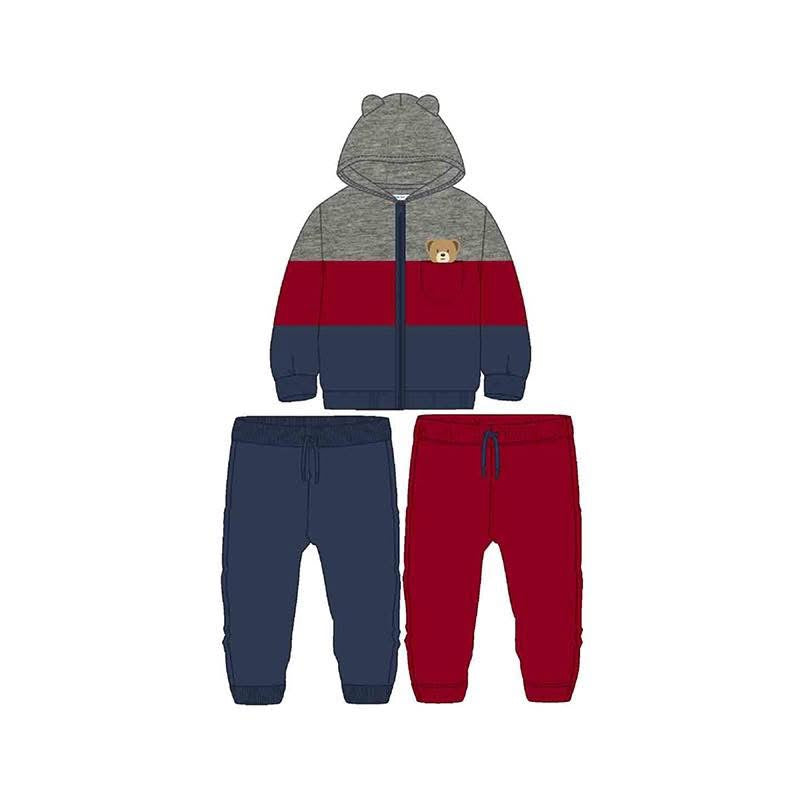 Mayoral AW25 Basic Plush 2 Trouser Tracksuit 918 Red