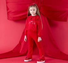 Load image into Gallery viewer, ADee AW26 Amara Flare Tracksuit 526 Red