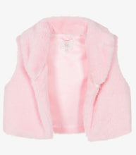 Load image into Gallery viewer, Caramelo AW25 Soft Faux Fur Gilet Pink 342257