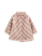 Load image into Gallery viewer, Monnalisa AW26 Girls Plush raglan fur coat