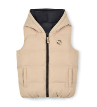 Load image into Gallery viewer, Mitch &amp; Son AW25 Reversible Gilet 603 James Latte Beige