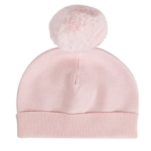 Load image into Gallery viewer, ADee AW24 Knitted Pom Pom Teddy Hat 925 Sabrina Pink