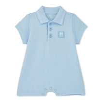 Load image into Gallery viewer, Mini Mitch SS26 Nash Polo Romper 005 Sky Blue