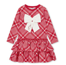Load image into Gallery viewer, ADee AW25 Check Triple Frill Dress 704 Liberty Red