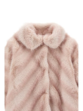 Load image into Gallery viewer, Monnalisa AW26 Girls Plush raglan fur coat