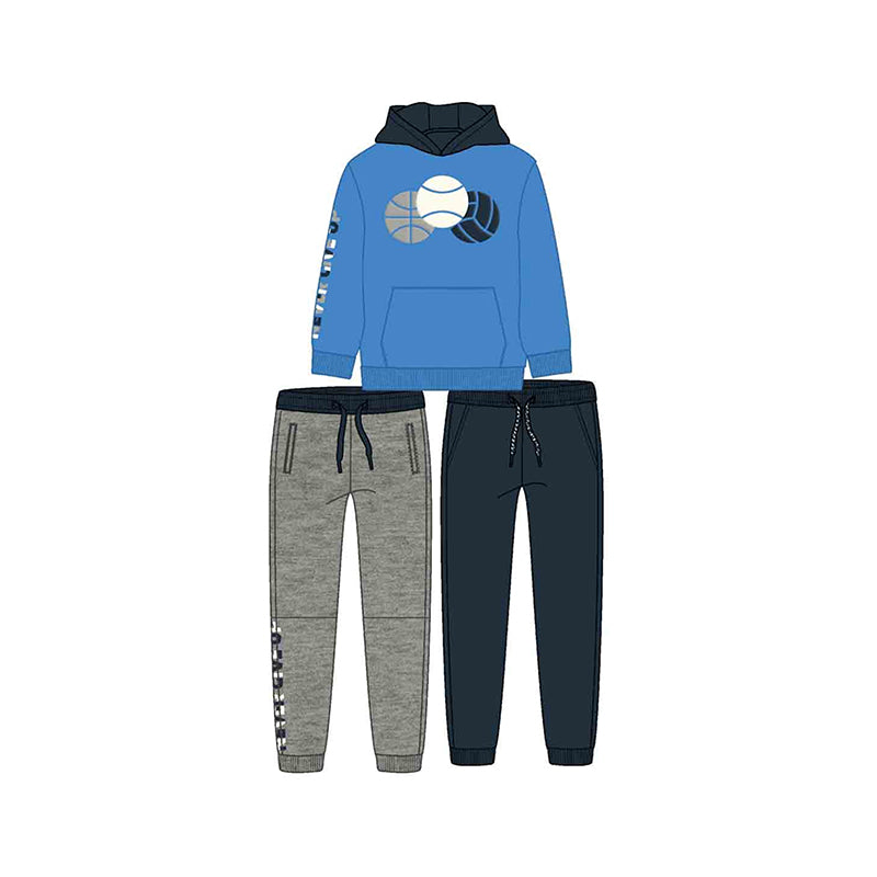 Mayoral AW24 3 Piece Tracksuit Cerulean 4879 Mini Boy